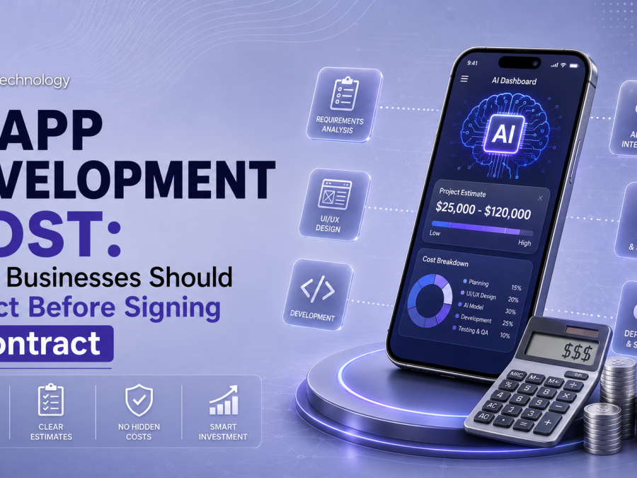 AI App Development Cost: What Businesses Should Expect Before Signing a Contract